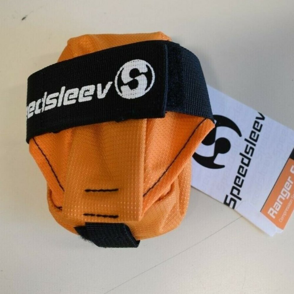 Speedsleev Bicycle Seat Saddle Bag Pack Ranger S Waterproof Retail $35 Orange - Picture 2 of 7